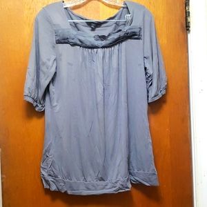 Banana Republic stretch pleated top Size Large